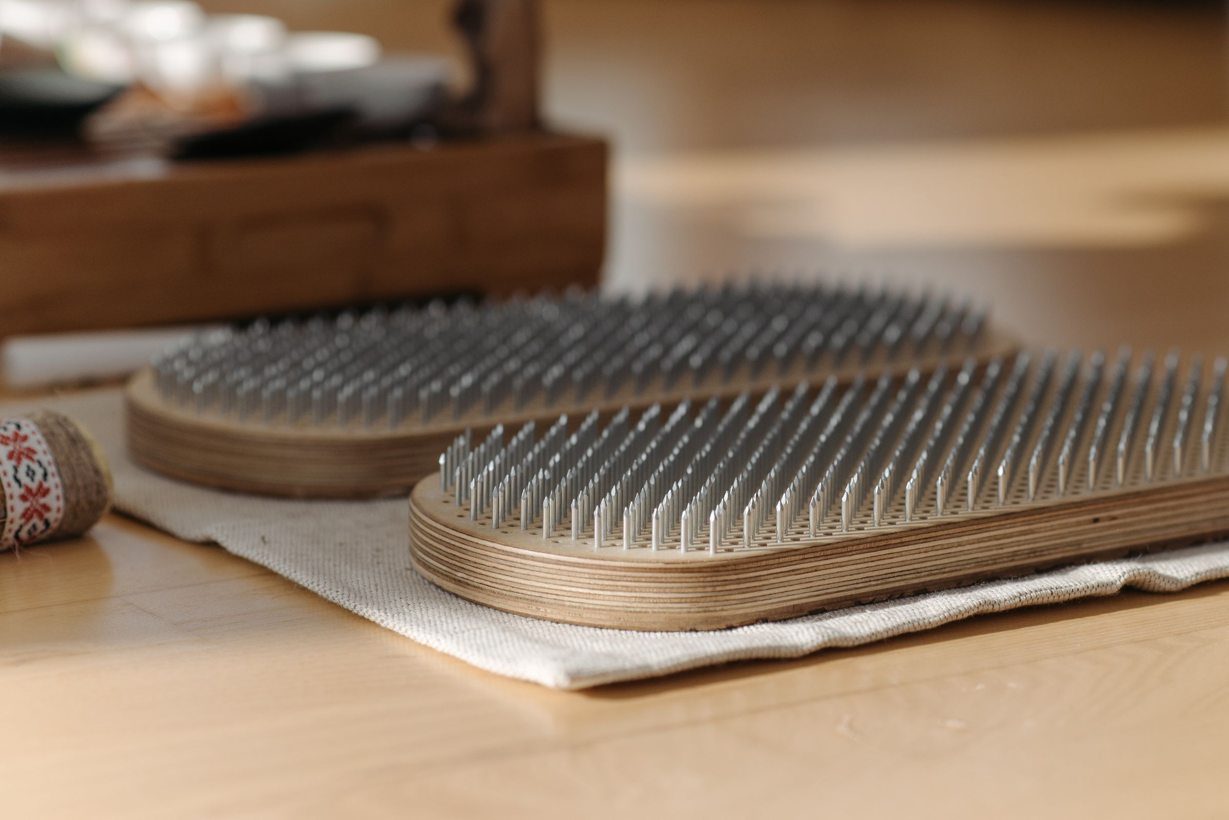 Harmony nail boards in low light