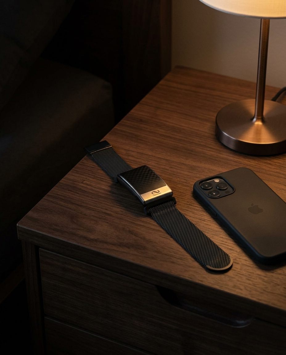 Harmony Band, on the nightstand, in situ