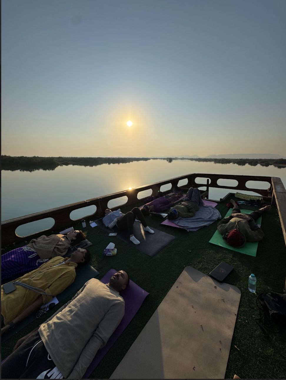 Sunrise breathwork session